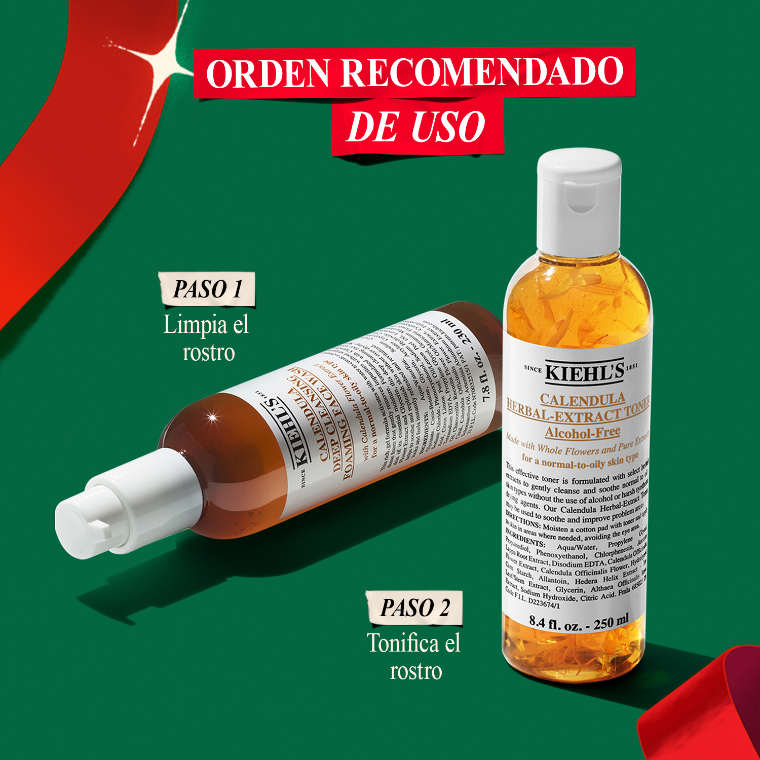 KIEHL'S CALENDULA DUO SET (SET PARA CUIDADO DE LA PIEL)